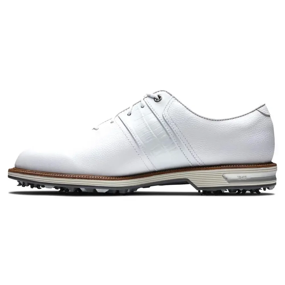 FootJoy Premiere Series 53908 Men's 8 M White Leather Low Top Golf Shoes RHS9409